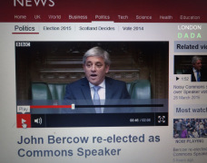 Bercow's first word